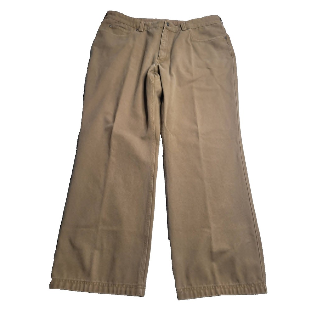 Duluth Men's 44x34 Khaki‎ Pants 100% Cotton